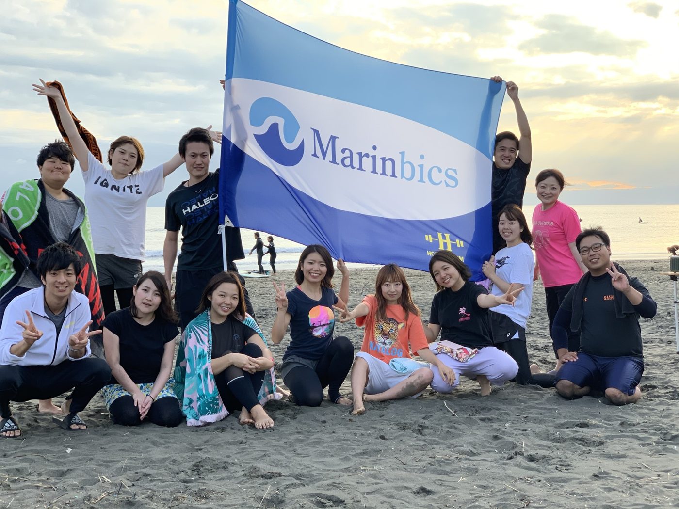マリンビクス 第5回 2019 鵠沼海岸 夕日