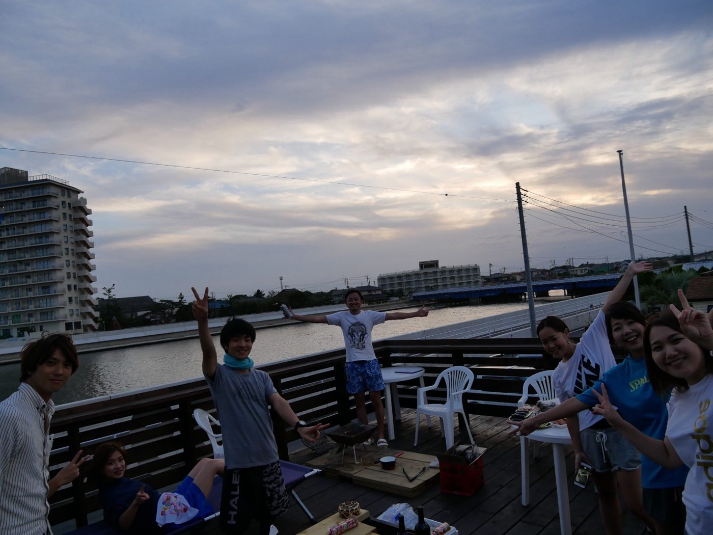 イベント後のBBQ